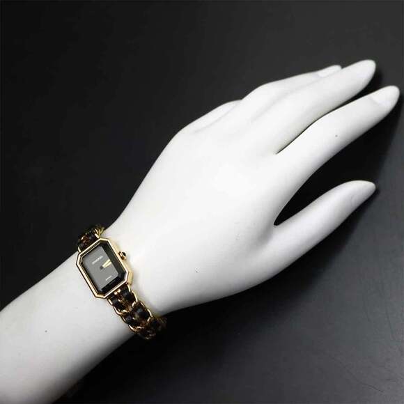 CHANEL Premiere Women's Watch, Size S, H6951, Current Model, Black and Gold, ... - Picture 3 of 7